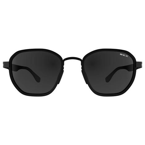 Bex Sable Matte Black And Gray Sunglasses