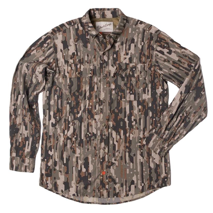  Duck Camp Men's Lightweight Long Sleeve Button- Down Hunting Shirt