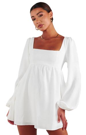 Show Me Your Mumu Women's White Marianna Mini Dress 