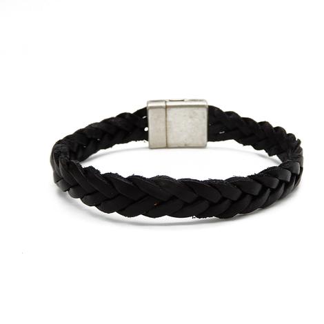 Lilo Collections Black Del Rio Braided Bracelet