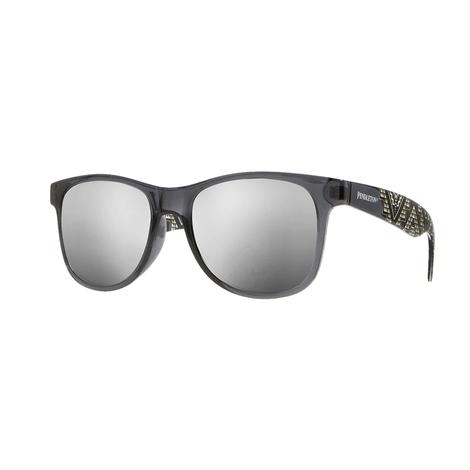 Shwood Pendleton Collection Gabe Grey Crystal Black Oxbow Silver Mirror Sunglasses