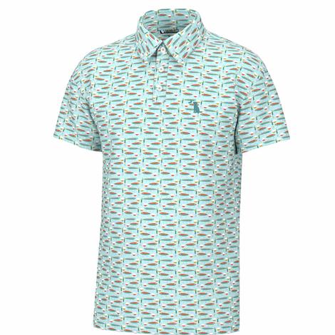 Local Boy Outfitters Men's Mint Dirty Myrtle Polo Shirt