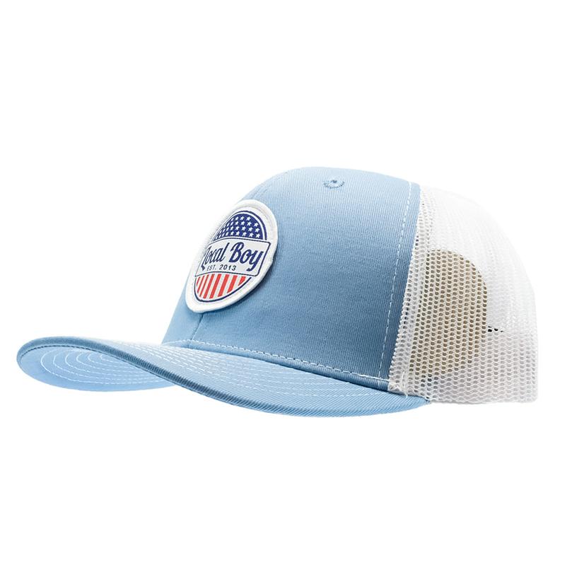  Local Boy Outfitters Youth Blue ' Merica Trucker Cap