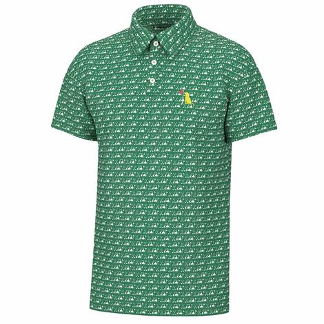 Local Boy Outfitters Men's Green Dirty Myrtle Polo Shirt