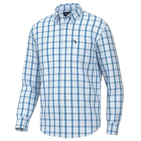 Local Boy Outfitters Men's Blue Hutto Long Sleeve Button-Down Shirt