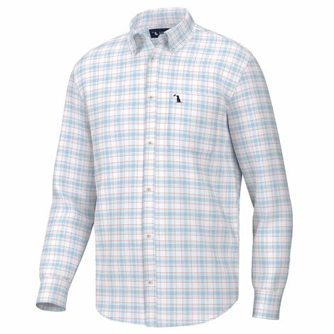Local Boy Outfitters Men's Blue Evans Long Sleeve Button-Down Shirt