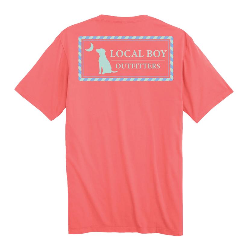  Local Boy Outfitters Men's Coral Rope Plate T- Shirt