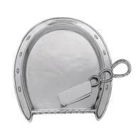 Arthur Court Silver Horseshoe Plate With Server