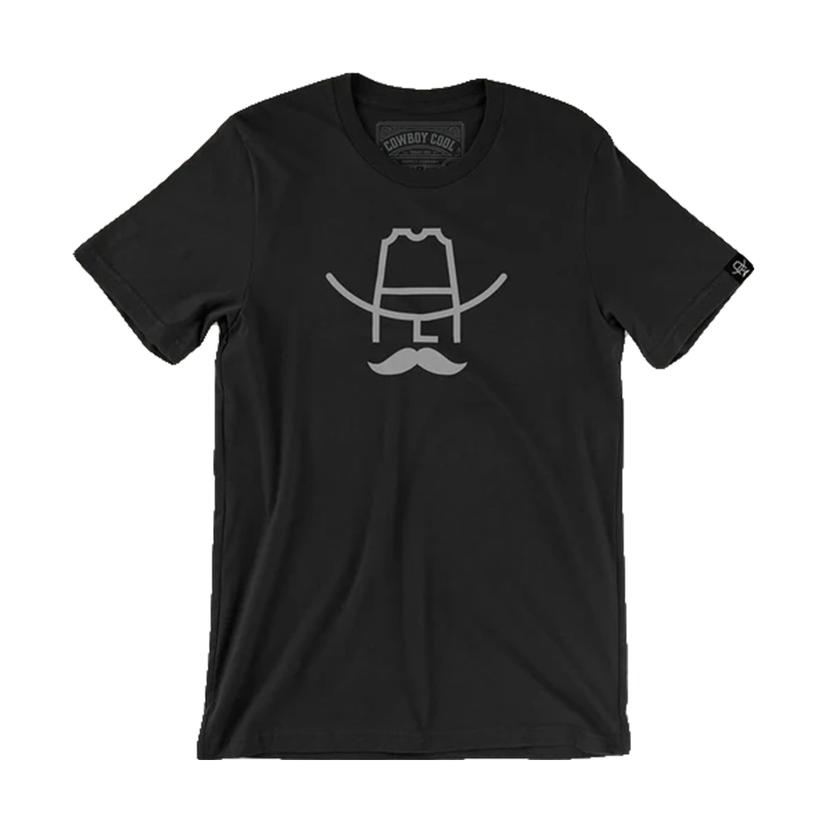  Cowboy Cool Hank Short Sleeve Graphic Tee In Black