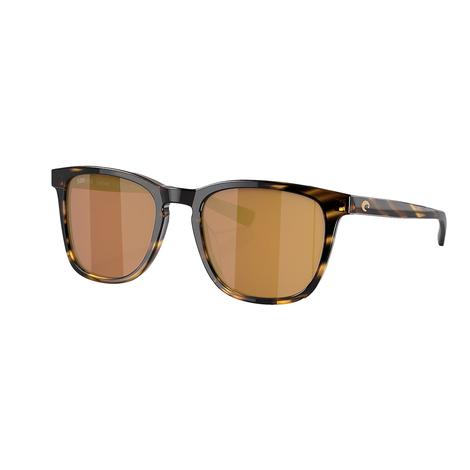 Costa Sullivan Tortoise Frame Gold Mirror 580G Lens Sunglasses