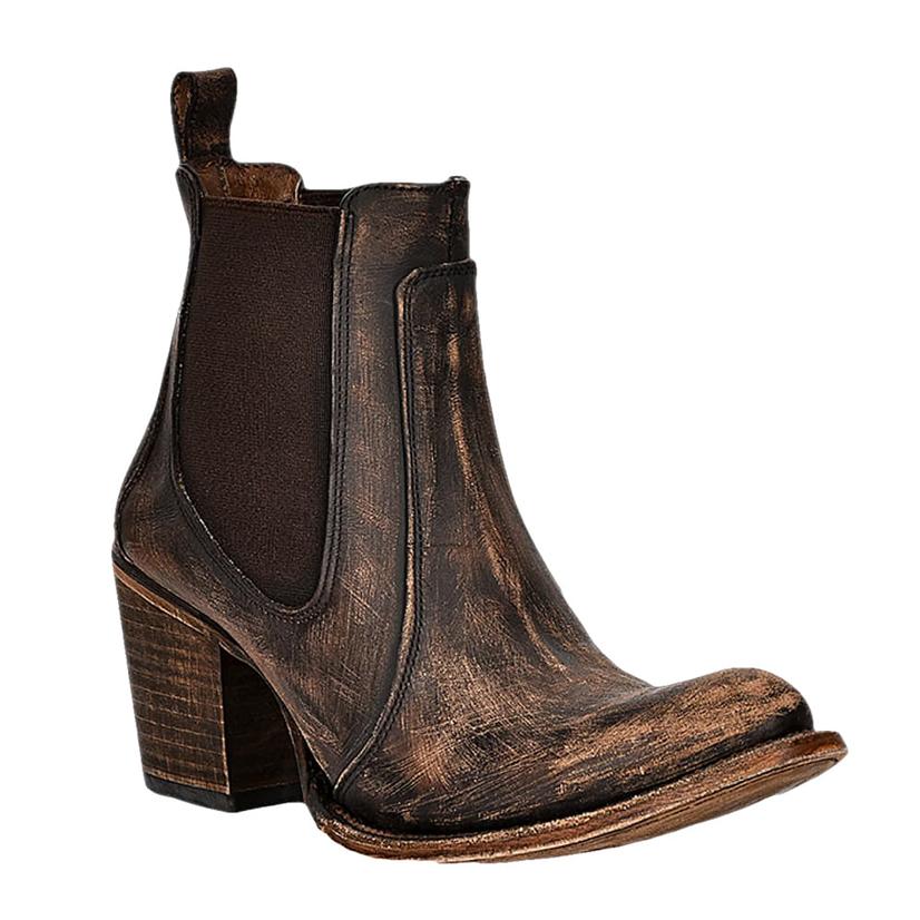  Corral Boot Co.Chocolate Distressed Women's Ankle Booties