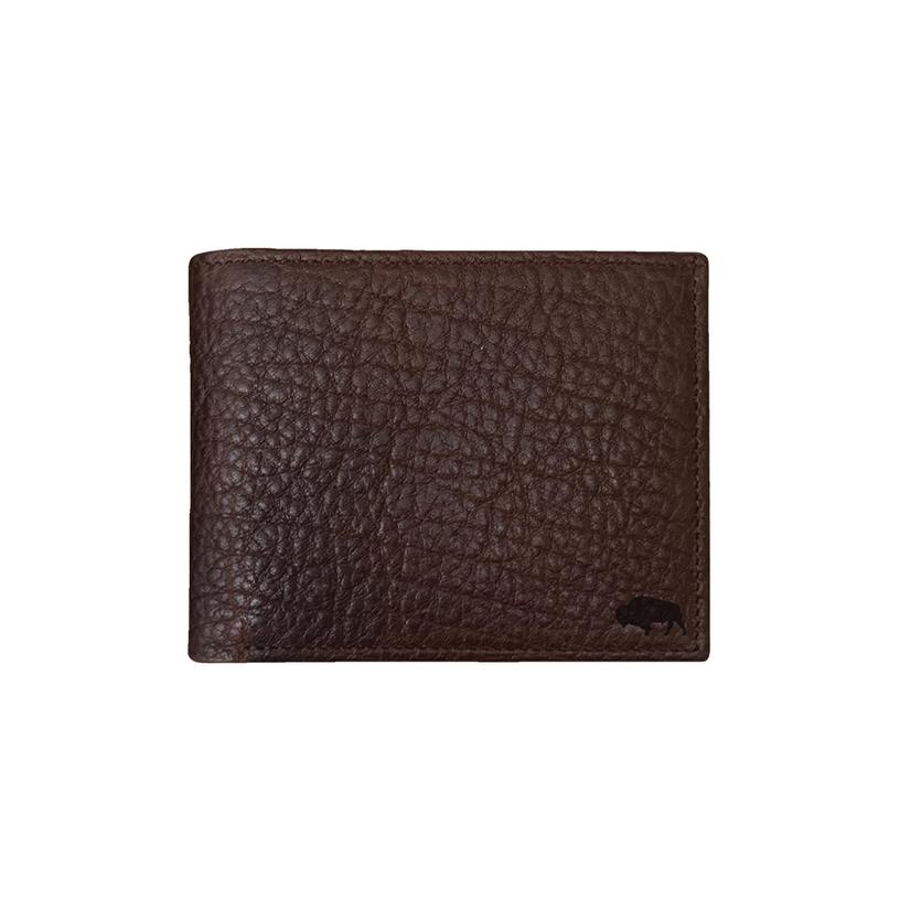  Roper Hazelnut Bison Men's Passcase Wallet