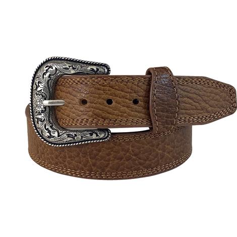 Roper Honey Bison Leather Men's Belt