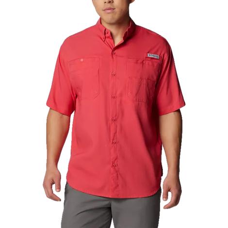 Columbia Tamiami II Short Sleeve Red Spark Men's Shirt