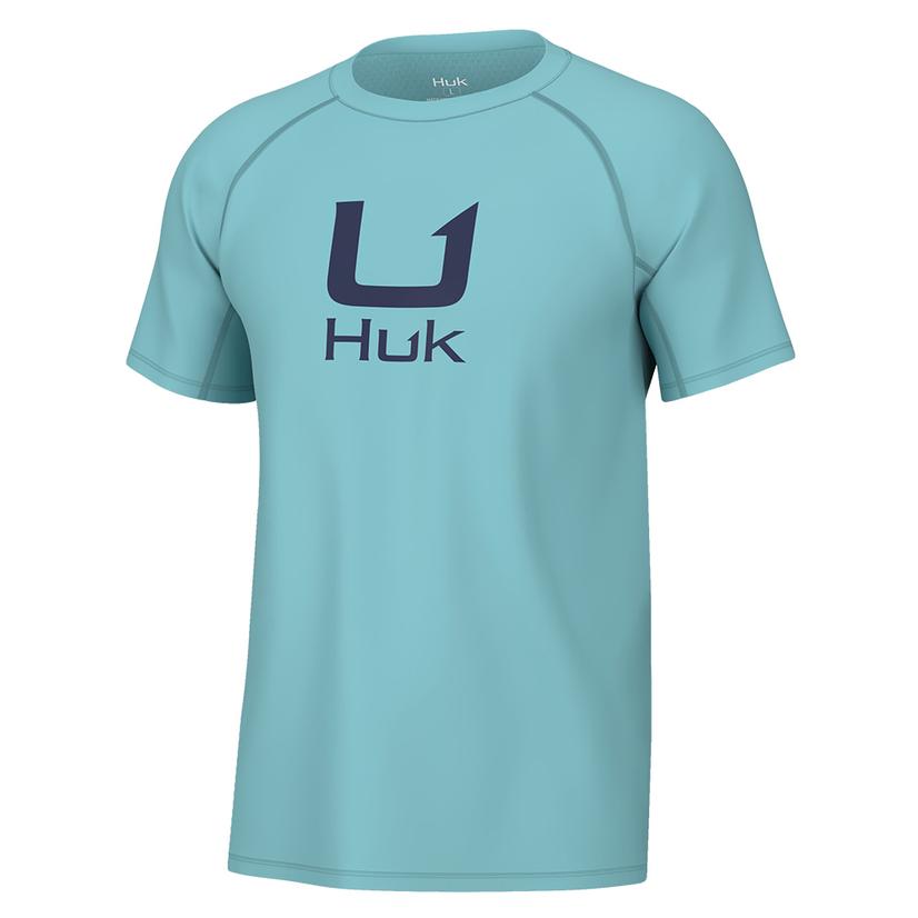  Huk Icon Marine Blue Short Sleeve Men's T- Shirt