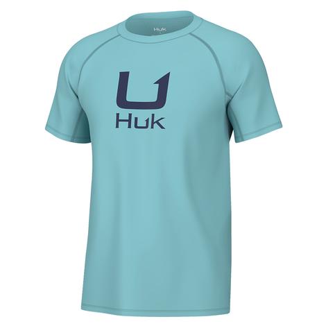 Huk Icon Marine Blue Short Sleeve Men's T-Shirt