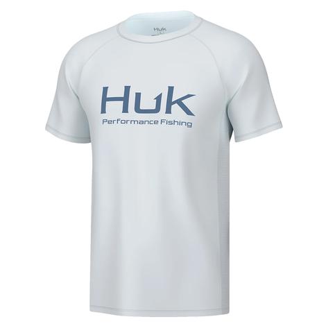 Huk Pursuit White Long Sleeve Men's Shirt
