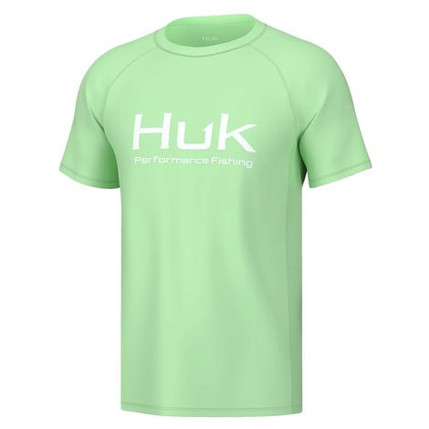 Huk Pursuit Patina Green Long Sleeve Men's Shirt