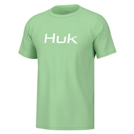 Huk Logo Patina Green Men's Tee