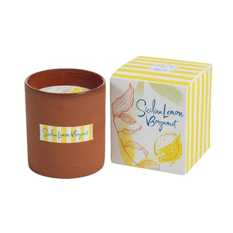 Zodax Limone Costa D'Amalfi Scented Candle Pot 11oz 