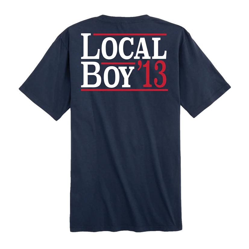  Local Boy Outfitters Men's Blue Vote 13 T- Shirt