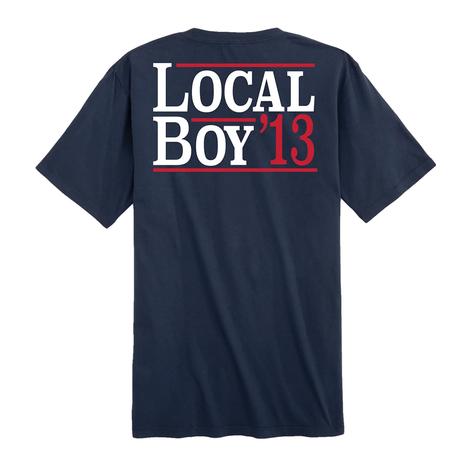 Local Boy Outfitters Men's Blue Vote 13 T-Shirt
