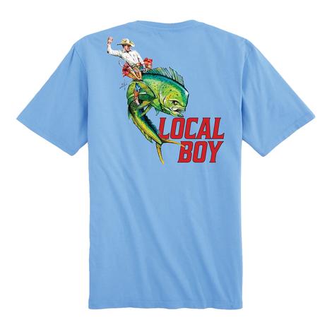 Local Boy Outfitters Men's Blue Seahaw Series Shirt