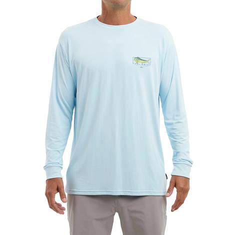 Pelagic Blue Mahi Mind Aquatek Long Sleeve Men's Shirt