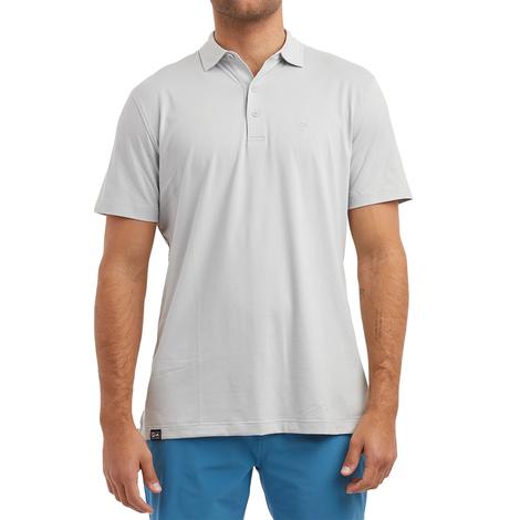 Pelagic Grey Marco Polo Short Sleeve Men's Shirt