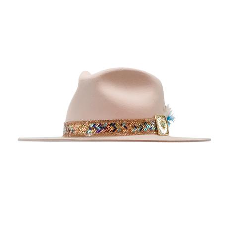 Charlie 1 Horse Lainey Wilson Powder Pink Hillbilly Hippie Felt Hat