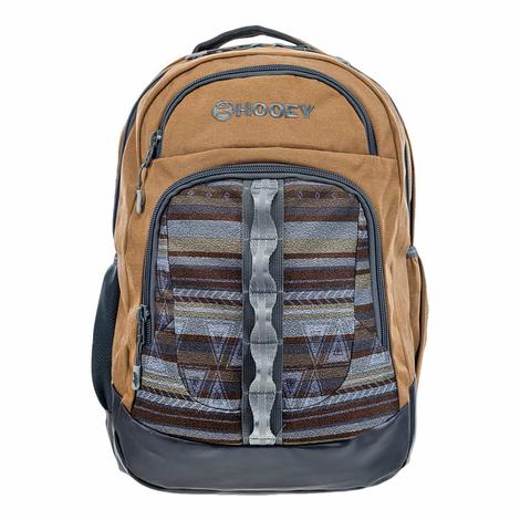 Hooey Tan And Grey And Aztec OX Backpack