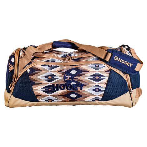 Hooey Tan And Navy Carry All Competitor Duffle Bag
