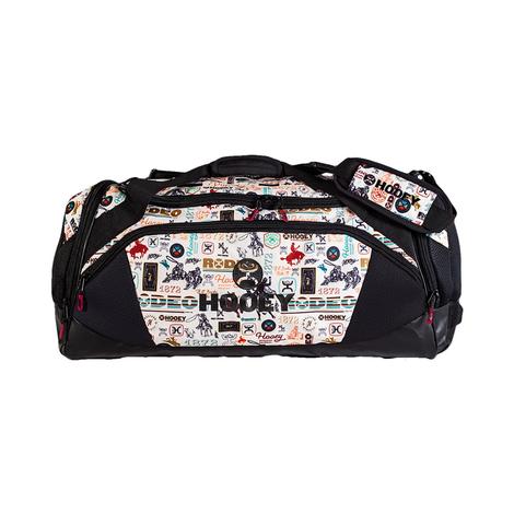 Hooey Black And White Carry All Competitor Duffle Bag