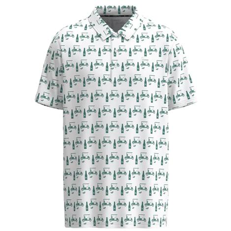 Hooey Weekender White/Turquoise Men's Polo