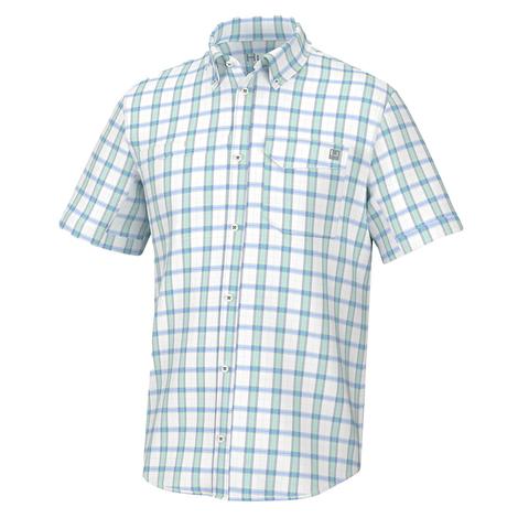 Huk Tide Point Latitude Bermuda Men's Short Sleeve Shirt