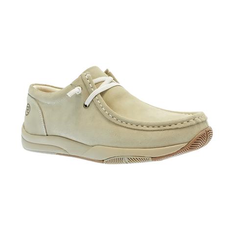 Roper Clear-Cut Low Two Eyelet Tan Chukka Men's Lace Up Shoes