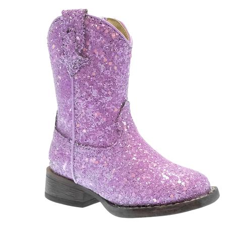 Roper Purple Glitter Galore Girl's Boot