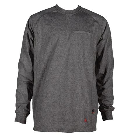Forge Charcoal Lightweight Long Sleeve FR Men's Tee