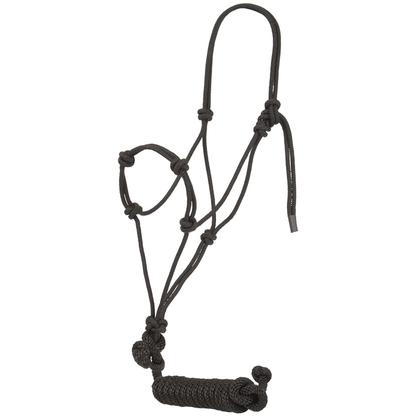 Mustang Knotted Training Halter BLACK