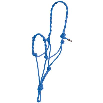Mustang Twisted Rope Halter ROYAL_BLUE