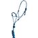 Mustang Colt Rope Halter and Lead BLUE/WHITE