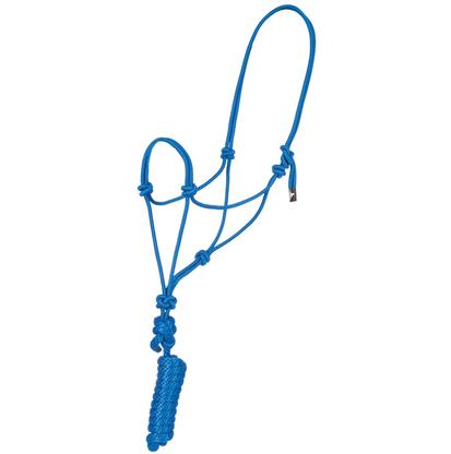 Mustang Economy Mountain Rope Halter BLUE