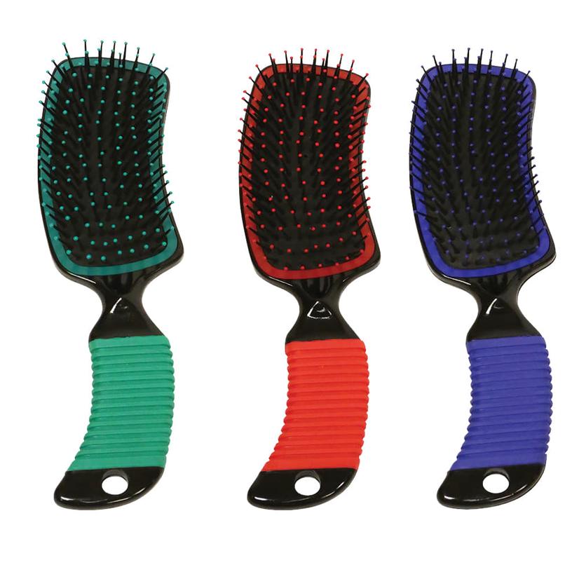  Curved Handle Mane & Tail Brush