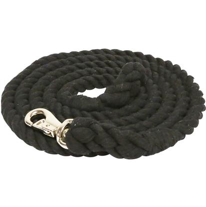 Cotton Lead with Bull Snap BLACK