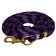 Two Tone Poly Lead Rope PURPLE/BLACK
