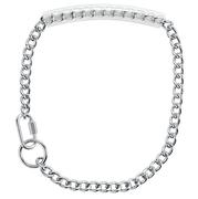 Chain Goat Collar with Rubber Grip