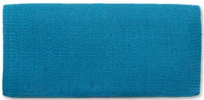 #32 Teal Mayatex San Juan Solid Wool Saddle Blanket Pad 36" x 34" 