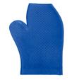 Rubber Massage Glove BLUE