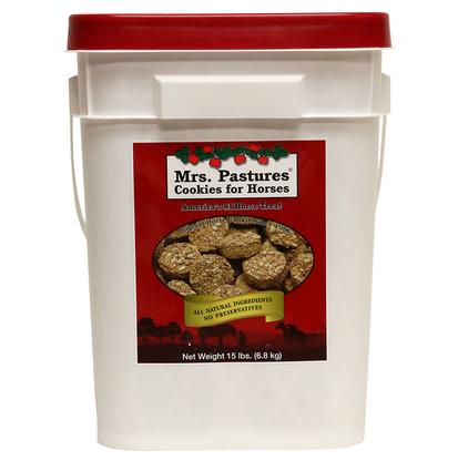  Mrs.Pastures Cookies Horse Treats 15 Lb Bucket