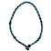 Jerry Beagley Round Adjustable Neck Rope TURQ/BLACK